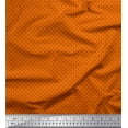 thumbnail image 1 of Soimoi Orange Cotton Poplin Fabric Spiral & Stripe Geometric Printed Craft Fabric by the Yard 56 Inch Wide, 1 of 3