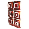 thumbnail image 1 of HomeRoots 294504 Tabitha Vertical 6-Panel Metal Wall Decor  Lacquered, 1 of 1