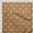 thumbnail image 4 of oneOoneCottonPoplinTwillDarkMustardFabricLionFaceSewingCraftProjectsFabricPrintsByYard56InchWide, 4 of 4