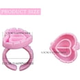 thumbnail image 2 of ShenMo 100PCS Glue Rings for Eyelash Extensions, Eyelash Glue Holder Glue Rings Tattoo Ink Disposable Rings, 2 of 5