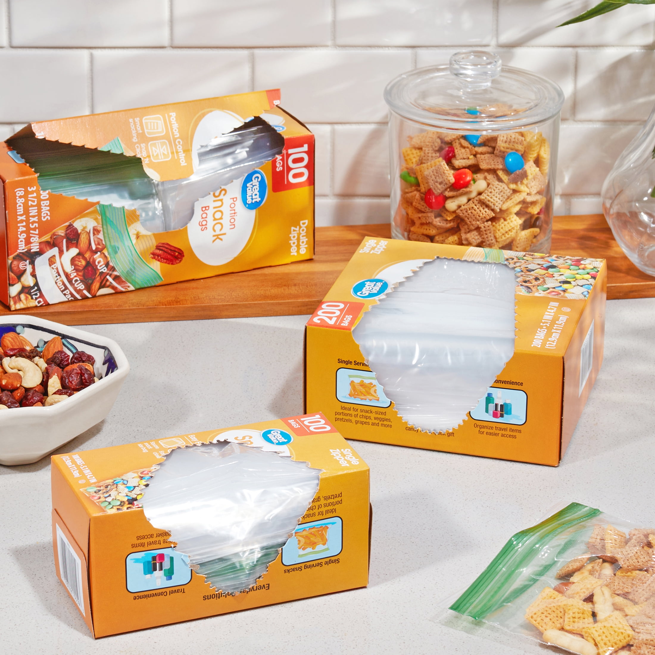 Food sale portion bags