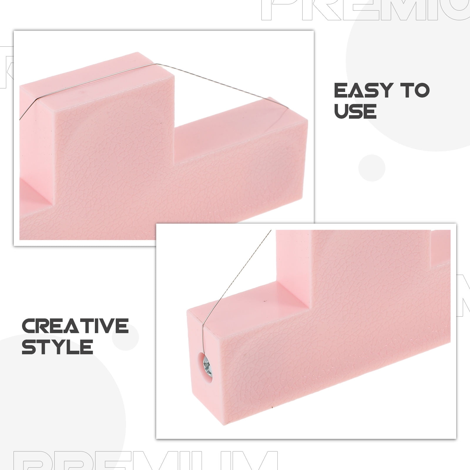 DEEPCRAFF Ceramic Clay Wire Slicer Pottery Angle Cutting Tool for Precise Clay Modeling and Crafting Projects