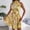 Yellow, variant on Women's Casual Tennis Dress Women's Print Backless Dress with Ethnic Neckline Sleeveless Summer Spring Everyday Wear Blue XXL