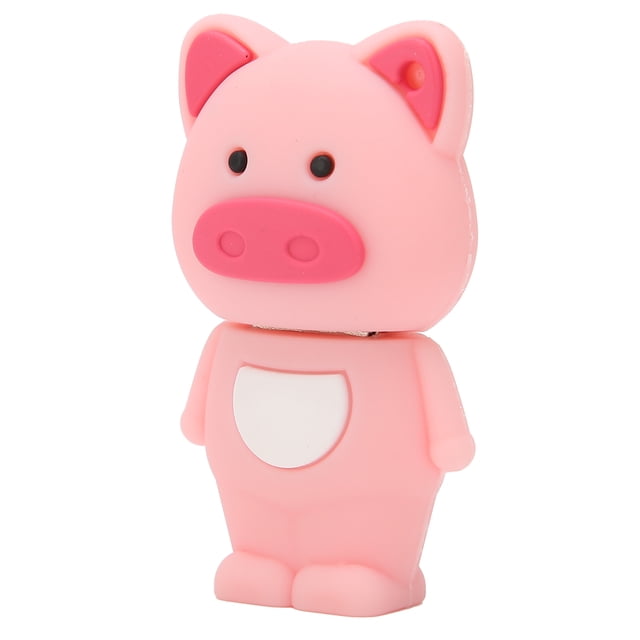 Memoria USB con forma de animal de dibujos animados para el hogar y la oficina, hermosa unidad flash USB para almacenamiento de datos de 64 GB