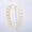 White 2Pcs, variant on Hent 2-Pack Chain Link Flexible Headbands, Non-Slip Grip All-Day Comfort Hair Bands for Women, Black & Beige