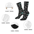 thumbnail image 5 of Honeii Golf Bags And Balls Print Adult Socks,Crew Socks,Casual Calf Socks,Daily Wear Socks for Men & Women, Perfect for Sports, Casual and Everyday Use, 5 of 6
