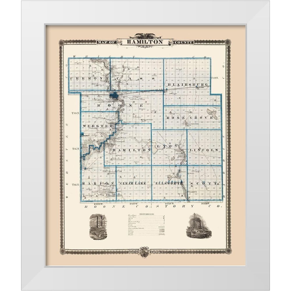 Andreas 26x30 White Modern Wood Framed Museum Art Print Titled