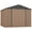 Brown, variant on Yeshouse Brown 8x8 Ft Outdoor Storage Shed, Weatherproof Tool Organizer with Upgraded Structure & Secure Door