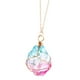 thumbnail image 1 of Oro Natural Colgante Piedra Chapado Cuarzo Collar Arco Iris Cristal Collares Colgantes, 1 of 7