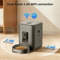 thumbnail image 6 of 2L with video automatic cat feeder, intelligent timed and quantitative feeding, cat, dog and pet feeding bowl controlled by APP, 6 of 7