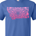 thumbnail image 4 of Inktastic Montana Silhouette Mandala T-Shirt, 4 of 5