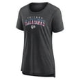 thumbnail image 2 of Women's Gray Chicago Blackhawks Proud Tri-Blend T-Shirt, 2 of 3