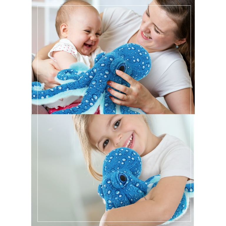 Blue mini octopus plush deals