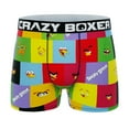 thumbnail image 6 of CRAZYBOXER Men's Underwear Angry Birds Freedom of movement Stretch Boxer Brief Soft (3 PACK), 6 of 10