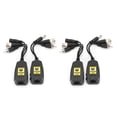 thumbnail image 2 of Power Balun Bling Bling 2 pares 3 en 1 PowerVideoAudio Conector de audio Balun, 2 of 12