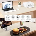 thumbnail image 2 of Dual-Sided Desk Pad, Leather Desk Mat, Natural Cork Desk Pad Protector, Large Mouse Pad for Desk, Waterproof Desk Blotter Pad, Desk Writing Pad for Office Work/Home (23.6"x11.8"), 2 of 8