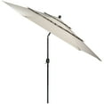 thumbnail image 3 of Northlight 9.75ft Outdoor Patio Market Umbrella with Hand Crank and Tilt Biege, 3 of 5