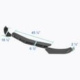 thumbnail image 3 of Spec-D Tuning Universal Matte Black PP Front Bumper Lip Spoiler Splitter Body Kits 3PC, 3 of 7