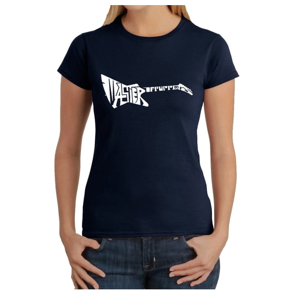 LA Pop Art Women's Word Art T-Shirt - Master of Puppets