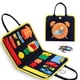 thumbnail image 5 of Bewildely Tablero ocupado para bebés, juguetes para niños, hebilla de entrenamiento, tablero sensorial educativo esencial para niños Juguetes Educativos, 5 of 6