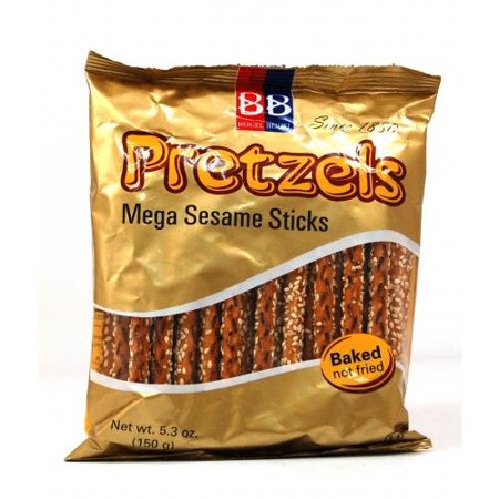 (2 Pack) HKS Marketing Beigel Beigel Pretzels, 5.3 oz