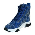thumbnail image 4 of Mens High Top Shoes By FIESSO AURELIO GARCIA,Spikes Rhine stones 2412 Navy Blue, 4 of 9