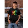 thumbnail image 4 of Weird Proud LGBTQ Pride Funny Cool Men's Graphic T Shirt Tees Brisco Brands M, 4 of 4
