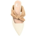 thumbnail image 5 of Journee Womens Melora Slip On Pointed Toe Mules Flats, 5 of 10