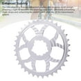 thumbnail image 4 of 36T Bike Chainring, 7075 Aluminum Alloy, Lightweight Round Chainwheel with Positive Negative Tooth for GXP Road Bikes 110/130 BCD, 4 of 7