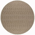 thumbnail image 3 of 6ft Round Water Resistant, Indoor Outdoor Rugs for Patios, Front Door Entry, Entryway, Deck, Porch, Balcony | Outside Area Rug for Patio | Taupe, Solid | Size: 5'1'' Round, 3 of 7
