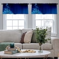 thumbnail image 3 of LALILO Kitchen Curtain Valance Xmas Greeting Rod Pocket Window Curtain 52"x 18" Set of 2, 3 of 6