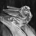 thumbnail image 2 of Harper, Ethan 12x12 Gold Ornate Wood Framed with Double Matting Museum Art Print Titled - Vintage Hood Ornament IV, 2 of 4
