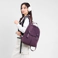 thumbnail image 2 of PRIYAL Canvas Backpack for Women & Men Retro Aesthetic Rucksack Basic Backpack for Work Travel Laptop Bag, 2 of 11