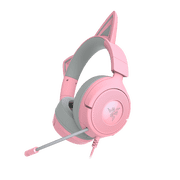 Razer Kraken Kitty V3 X Wired Kitty Headset for Gaming, 3.5mm, Quartz