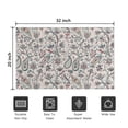 thumbnail image 5 of White Pioneer Flower and Paisley Pattern Door Rugs,Washable Non Slip Door Mats Indoor,Decorative Door Mats,Entry Mat Indoor for Entrance,Bedroom,Kitchen,Bathroom,20"x32", 5 of 6