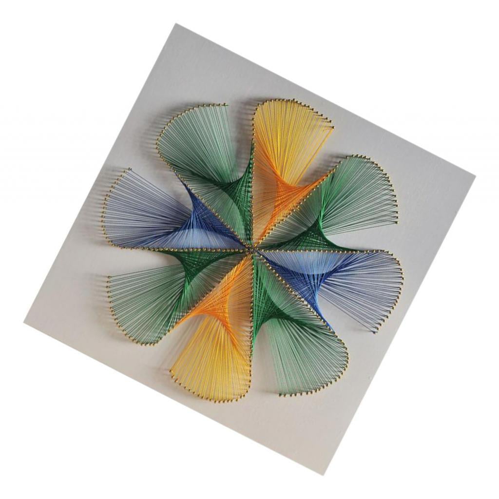 String - Flower String Art, Arts and Crafts , Adult Crafts, Geometric