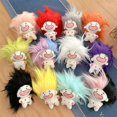 thumbnail image 4 of Divertidos Doce Constelaciones Juguetes de Peluche Explosión de Pelo Desordenado Muñeca de Algodón Sin Dientes Juguete Estatuilla Niños Negro, 4 of 5