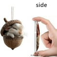 thumbnail image 7 of Forest Animal Acorn Ornaments,Cozy Forest Christmas Decorations, 2D Acrylic Cute Forest Animal Christmas Trees Hanging Ornaments,Rustic Nature-Themed Home Decor, Animal Lovers Gift(Rabbit), 7 of 7