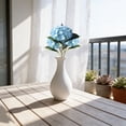 thumbnail image 6 of Hydrangea Artificial Flowers, Large Single Headed 20" Faux Hydrangea Flower with Stems, Full Latex Real Touch Hydrangea Flowers for Office Home Party Wedding Decor, 6 of 8