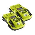 thumbnail image 3 of Ryobi 18 Volt P117 2 Pack Dual-Chemistry Battery Charger # 140185011-2PK, 3 of 3