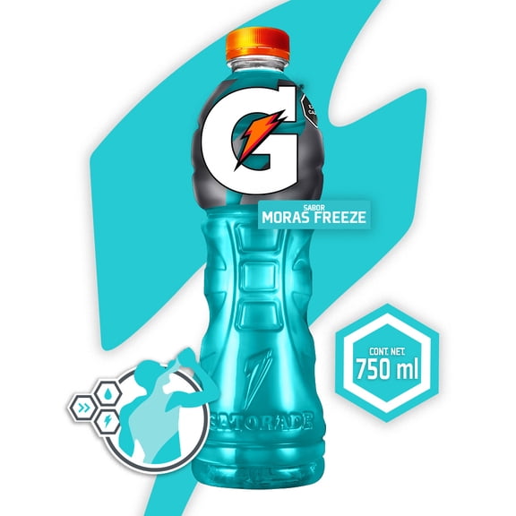 Bebida para deportistas Gatorade freeze sabor moras 750 ml