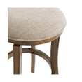 thumbnail image 3 of Alaterre Furniture Ellie Backless Bar Height Wood Stool, Brown and Beige, 3 of 6