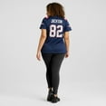 thumbnail image 7 of Women's Nike JaQuae Jackson Navy New England Patriots Game Jersey, 7 of 7