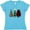 Aqua, variant on Inktastic Three Christmas Trees in Plaid and Leopard Print Women's V-Neck T-Shirt