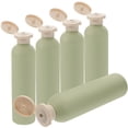 thumbnail image 3 of 5 PCS Botellas de plástico de plástico con botellas de viaje de plástico recolectables para la tapa gana para crema, 3 of 3