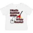 thumbnail image 3 of Inktastic I Want to Rock N' Roll N' Potty Everyday Boys or Girls Toddler T-Shirt, 3 of 5