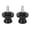 Black, variant on Rupoun 1 Pair Motorcycle Swing Arm Spool M8 Stand Screw for Kawasaki Ninja ZX6R Z900 Vulcan Titanium 8 inches / 20.32 cm Universal Fit High Strength CNC[cite: 1]