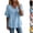 Light Blue, variant on Women's Tops 2026 Casual V-Neck Raw Edge Short Sleeve Tunic Tops Loose Layered Hem Summer Blouse,Pink,3XL