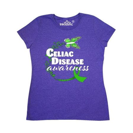 Celiac Disease Awareness butterfly ribbon Women's T-Shirt