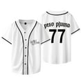 thumbnail image 1 of Peso Pluma 77 Maillot Exodo Tour Merch Veste de Baseball Femmes Hommes Mode Décontractée T-shirts à Manches Courtes, style 1,TP, 1 of 2